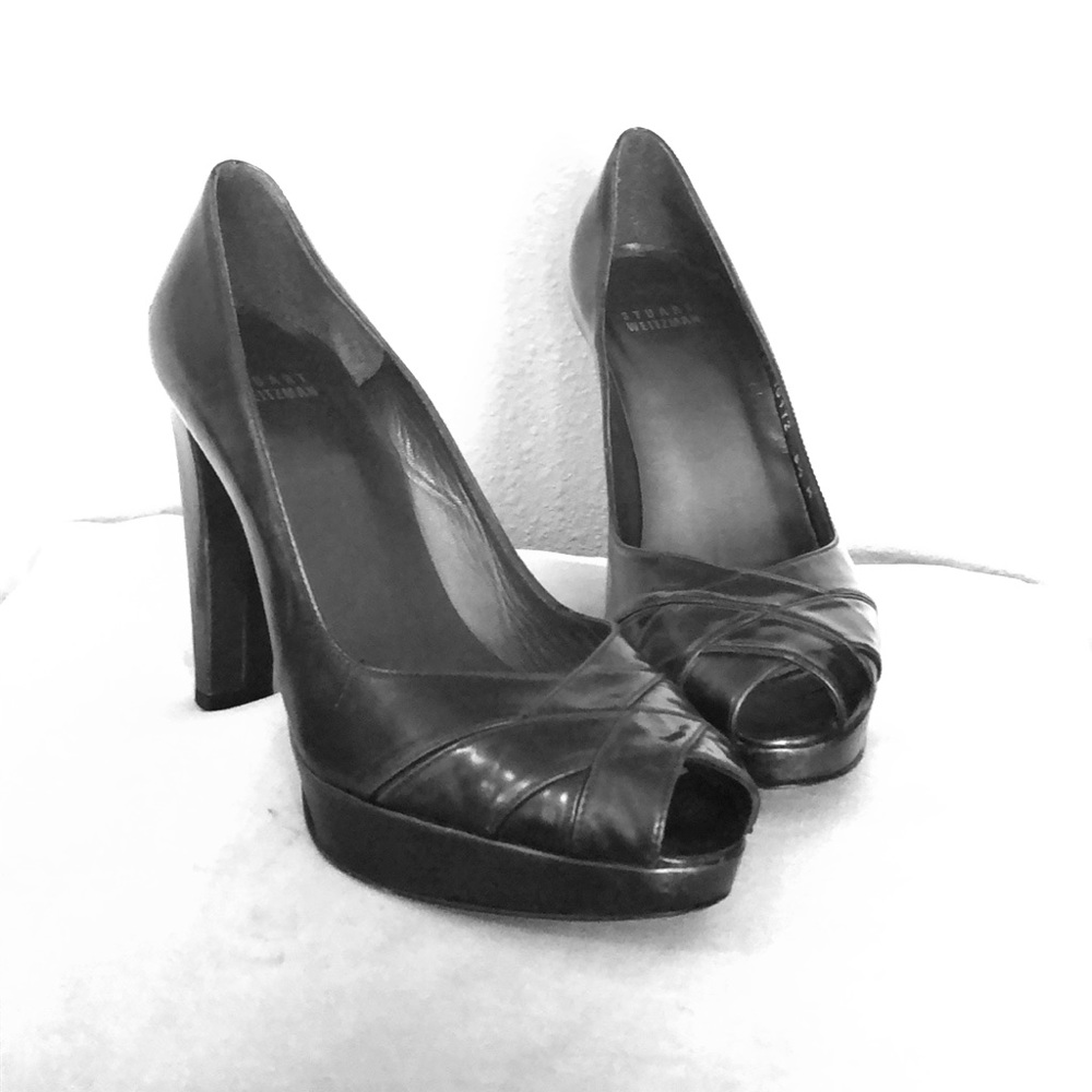 Stuart Weitzman Heels peep toe pumps